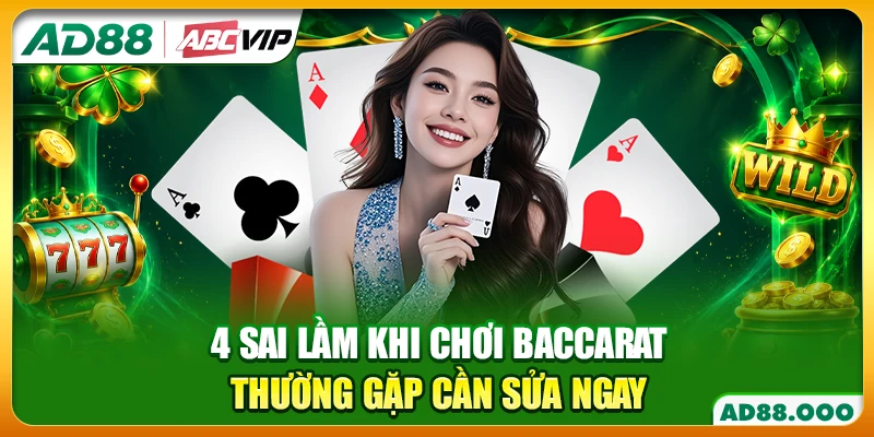 4 Sai Lầm Khi Chơi Baccarat Thường Gặp Cần Sửa Ngay