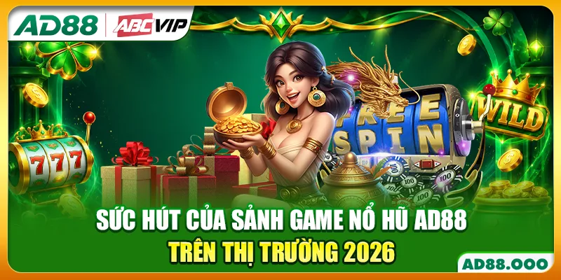 Sức hút của sảnh game nổ hũ AD88 trên thị trường 2026
